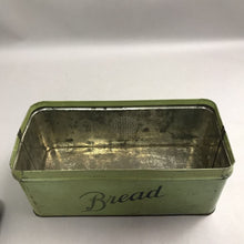 Load image into Gallery viewer, Vintage Green Bread Box (5x12x6)
