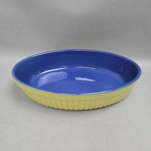 Load image into Gallery viewer, Blue &amp; Green Oval Casserole / Baking Dish (2.25x11)
