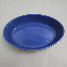 Load image into Gallery viewer, Blue &amp; Green Oval Casserole / Baking Dish (2.25x11)
