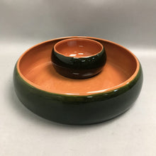 Load image into Gallery viewer, Glazed Terracotta Chip &amp; Dip Bowl Set (3x10.5x10.5)
