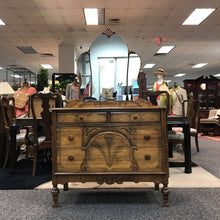 Load image into Gallery viewer, Art Deco Dresser 4 Drawer w/Mirror (67x40x19)
