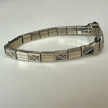 Load image into Gallery viewer, Vintage 18K White Gold Watch on Gold Filled Band, Running (21.8g)
