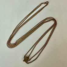 Load image into Gallery viewer, Antique 10K Gold Diamond 50" Watch Chain (9.9g)
