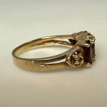 Load image into Gallery viewer, 10K Gold Ruby Topaz Citrine Amethyst Ring sz 6 (2.9g)
