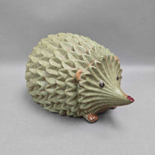 Load image into Gallery viewer, Green Ceramic Hedgehog (9")
