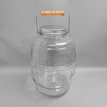 Load image into Gallery viewer, Anchor Hocking 2.5-gal. Clear Glass Barrel Jar (13")
