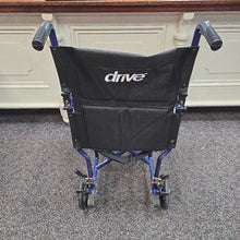 Load image into Gallery viewer, Drive Blue Wheelchair (40x27x21)
