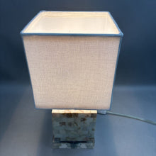 Load image into Gallery viewer, Mother of Pearl Shell Mosaic Table Bedside Lamp (15")(2 Available)
