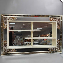 Load image into Gallery viewer, Mid-Century Mirrored Display Shelf (24x38x3.5)
