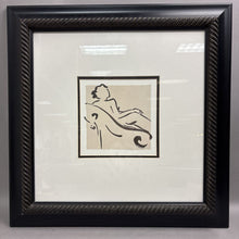 Load image into Gallery viewer, Black Framed Female Silhouette (20x20)
