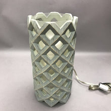 Load image into Gallery viewer, Blue Ambient Glow Sculpturel Table Lamp (13")
