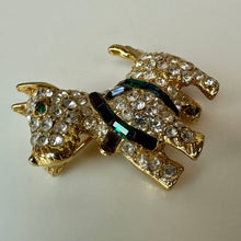 Load image into Gallery viewer, Vintage Kenneth J Lane Rhinestone Scottish Terrier Dog Brooch Pin (1.25")

