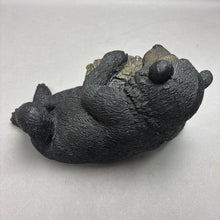 Load image into Gallery viewer, Cute Lounging Bear Leaning on Clock (10")
