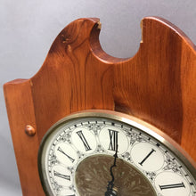 Load image into Gallery viewer, Wooden Battery-Operated Quartz Pendulum Wall Clock (19.5x10) (As-Is)

