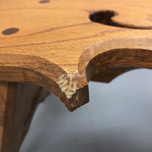 Load image into Gallery viewer, Vintage Wooden Violin Musical Note Footstool(9x16x10)(As Is)
