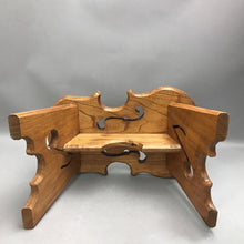 Load image into Gallery viewer, Vintage Wooden Violin Musical Note Footstool(9x16x10)(As Is)
