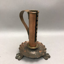 Load image into Gallery viewer, Vintage Brass Candlestick with Handle (7")
