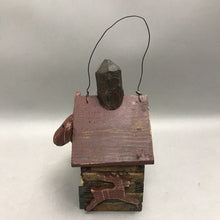 Load image into Gallery viewer, Rustic Moose Lodge Log Cabin Birdhouse (7x4.5x3.5)
