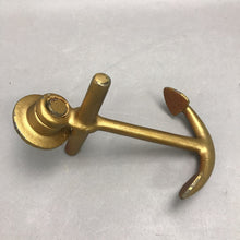 Load image into Gallery viewer, Brass Boat Anchor Cnadlestick (8")
