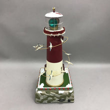 Load image into Gallery viewer, Christmas Lighthouse Motion/Light Decor (13")
