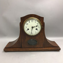 Load image into Gallery viewer, Antique Wooden Mantel or Shelf Clock (16x11)
