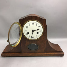 Load image into Gallery viewer, Antique Wooden Mantel or Shelf Clock (16x11)
