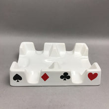 Load image into Gallery viewer, Vintage I. Godinger &amp; Co Ceramic Playing Card Holder (7.5x5.5)
