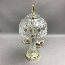 Load image into Gallery viewer, Vintage Lead Crystal Boudoir Accent Table Lamp (12")
