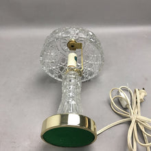 Load image into Gallery viewer, Vintage Lead Crystal Boudoir Accent Table Lamp (12")
