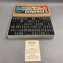 Load image into Gallery viewer, Vintage Double Twelve Eagle Wood Dominoes (11X7)

