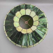 Load image into Gallery viewer, Green Slag Glass Tiffany-Style Lamp Shade (As-Is) (~16x20x20)
