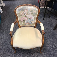 Load image into Gallery viewer, Embroidered Arm Chair AS IS (35x23x24)
