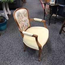 Load image into Gallery viewer, Embroidered Arm Chair AS IS (35x23x24)
