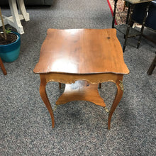 Load image into Gallery viewer, Antique Walnut Lamp Table AS IS (27x24)
