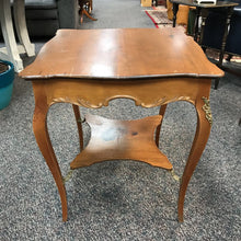 Load image into Gallery viewer, Antique Walnut Lamp Table AS IS (27x24)
