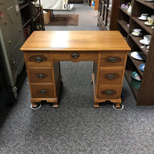 Load image into Gallery viewer, Mahogany 7 Drawer Desk (30x42x23)
