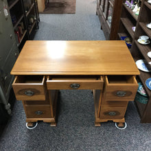 Load image into Gallery viewer, Mahogany 7 Drawer Desk (30x42x23)
