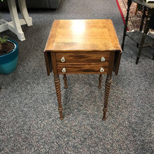 Load image into Gallery viewer, Antique Dropleaf Nightstand 2 Drawer (29x19/27x18)
