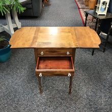 Load image into Gallery viewer, Antique Dropleaf Nightstand 2 Drawer (29x19/27x18)
