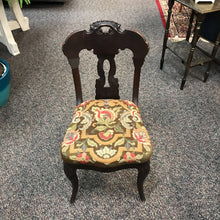 Load image into Gallery viewer, Antique Embroidered Chair (34x17x19)
