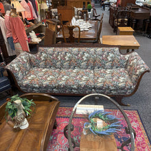 Load image into Gallery viewer, Antique Floral Print Sofa (35x92x32)
