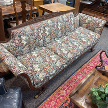 Load image into Gallery viewer, Antique Floral Print Sofa (35x92x32)

