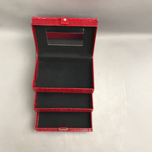 Load image into Gallery viewer, Red 3-Tiered Makeup Storage Kit (6x9x5.5)
