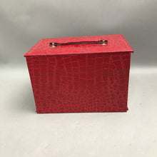 Load image into Gallery viewer, Red 3-Tiered Makeup Storage Kit (6x9x5.5)
