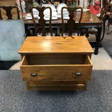 Load image into Gallery viewer, Antique Pine Pantry Cabinet 2 Drawer (27x38x21)
