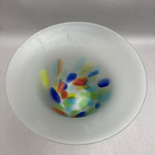 Load image into Gallery viewer, Frosted Multicolor Art Glass Bowl (6x12x12)
