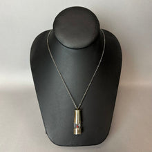 Load image into Gallery viewer, Vintage Silvertone Miner's Safety Lamp Pendant on 24" Chain (1.5")
