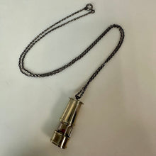Load image into Gallery viewer, Vintage Silvertone Miner's Safety Lamp Pendant on 24" Chain (1.5")
