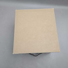 Load image into Gallery viewer, Beige &amp; White Cloth-Lined Storage Box (8x10.5x11.5)
