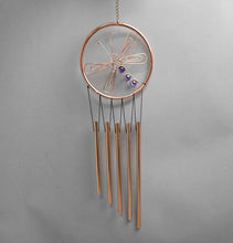 Load image into Gallery viewer, Dragonfly Wind Chimes (19")
